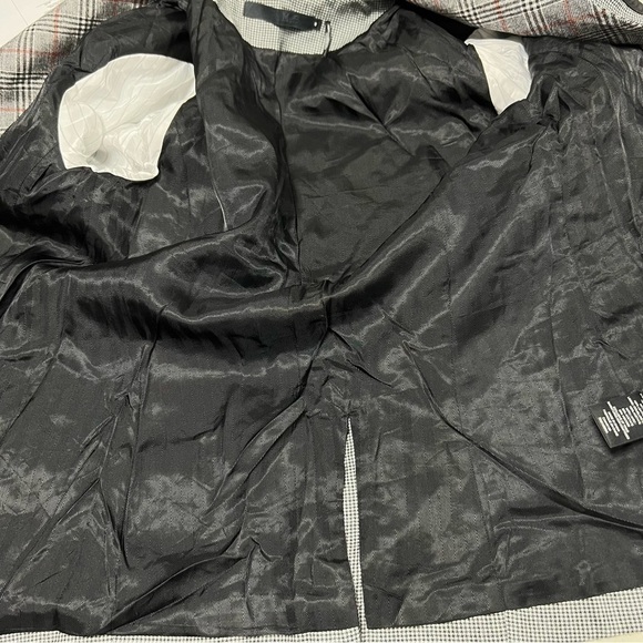 L.A.M.B. Mixed Media Tweed Check Single Button Blazer - Picture 13 of 16